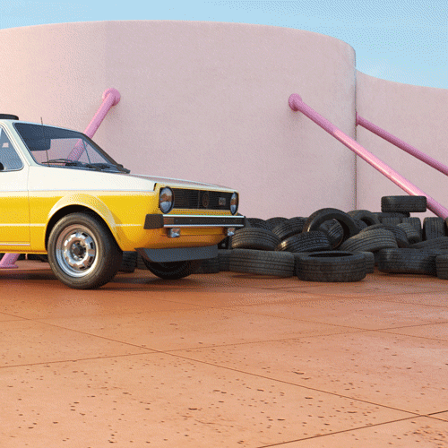 chris labrooy, digital, 3D, rendering, car, animation, vw, animation